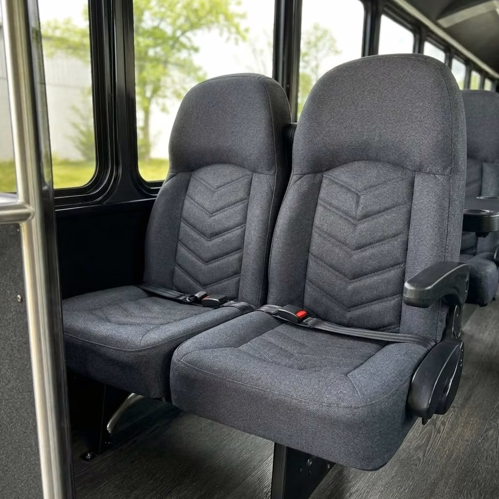 casselberry 25 passenger minibus high back seats