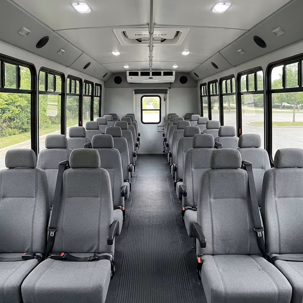 casselberry 35 passenger minibus seating