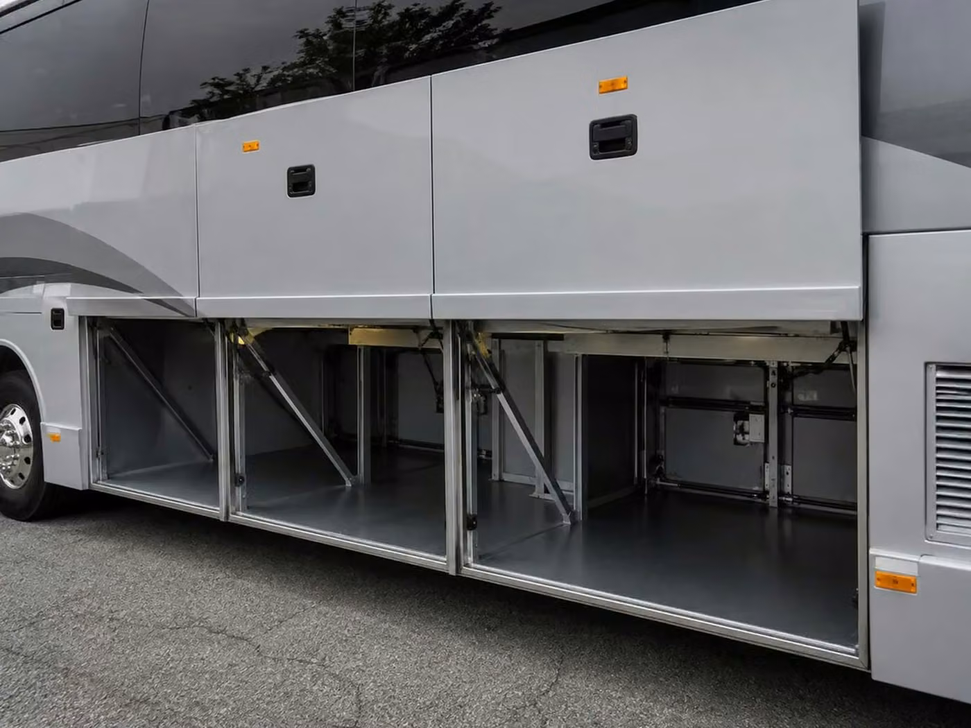 casselberry charter bus under bus storage