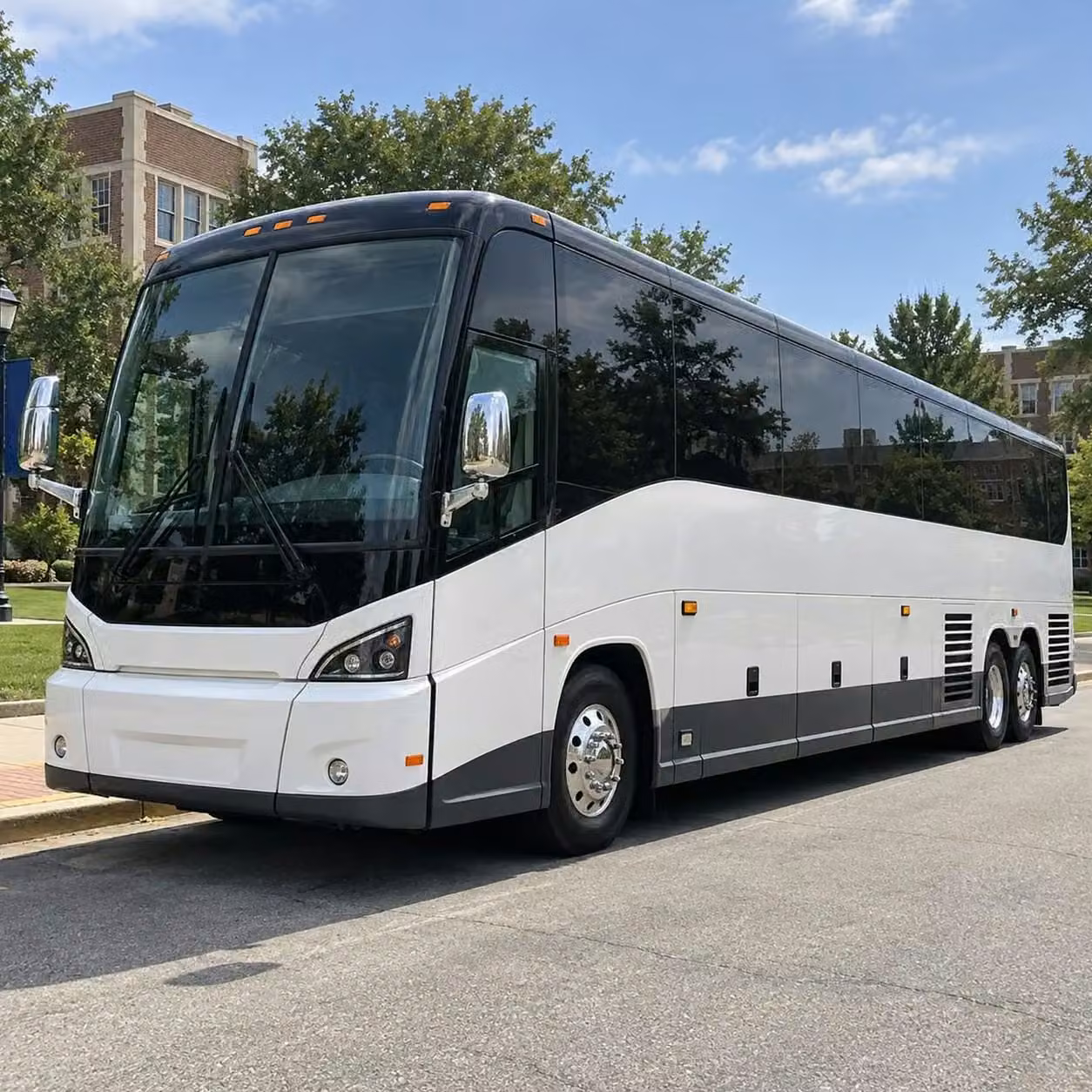 casselberry sports charter buses with wifi power outlets tvs and restrooms