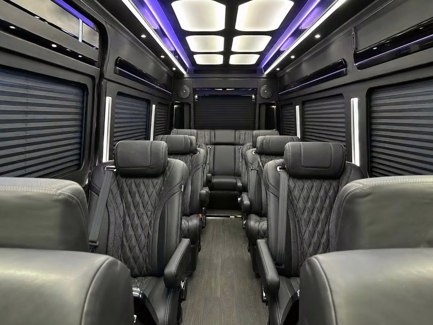 casselberry sprinter van rental with driver reclining seats