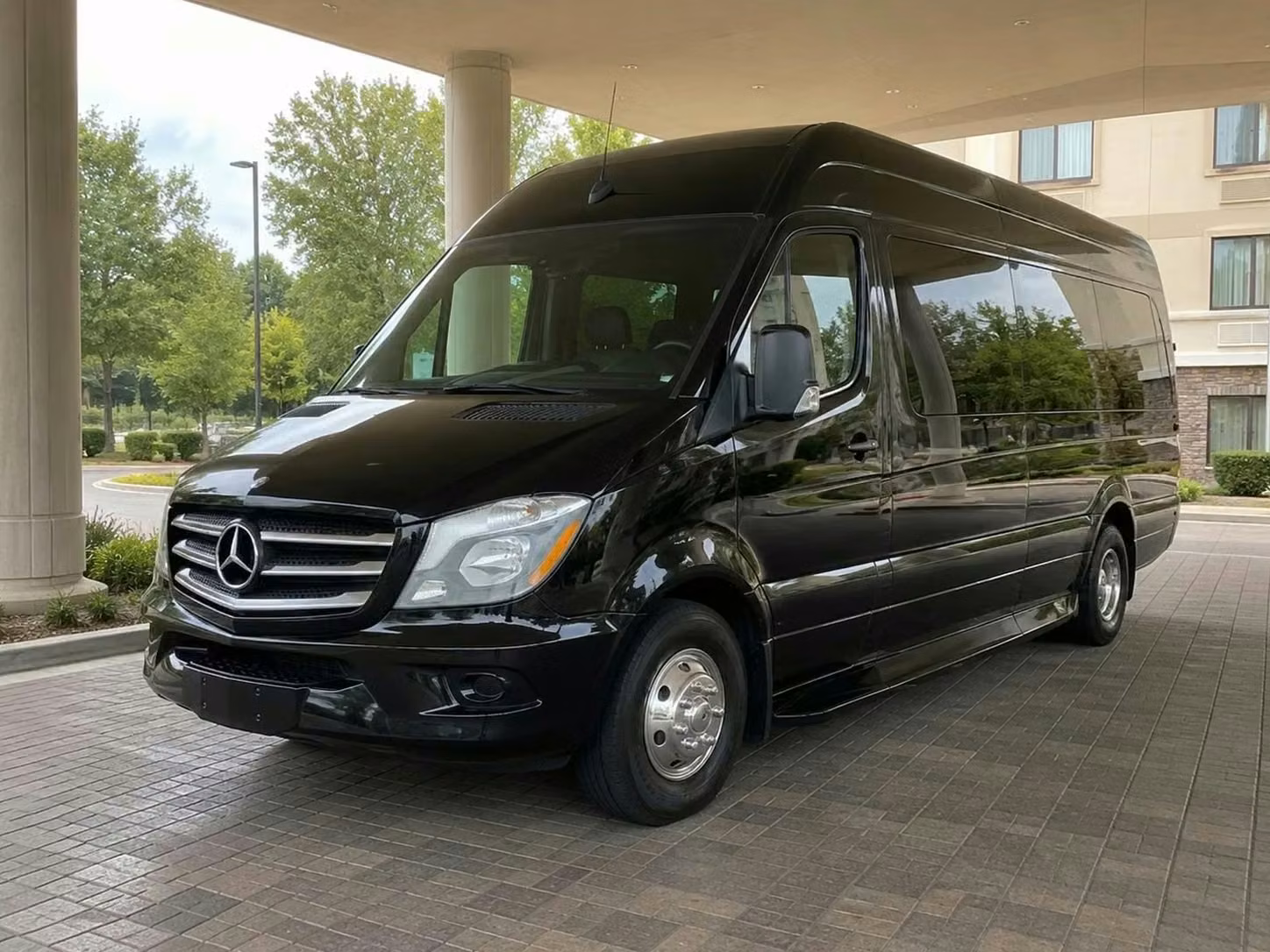 casselberry sprinter van rental with driver tinted windows