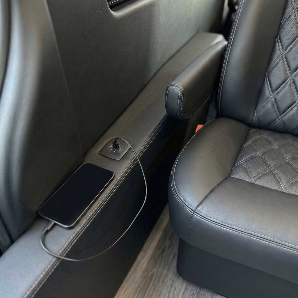 casselberry sprinter van rental with driver usb charging