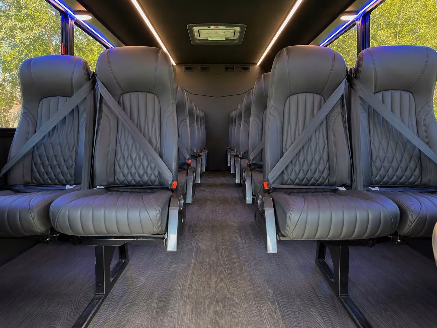 20 passenger minibus interior