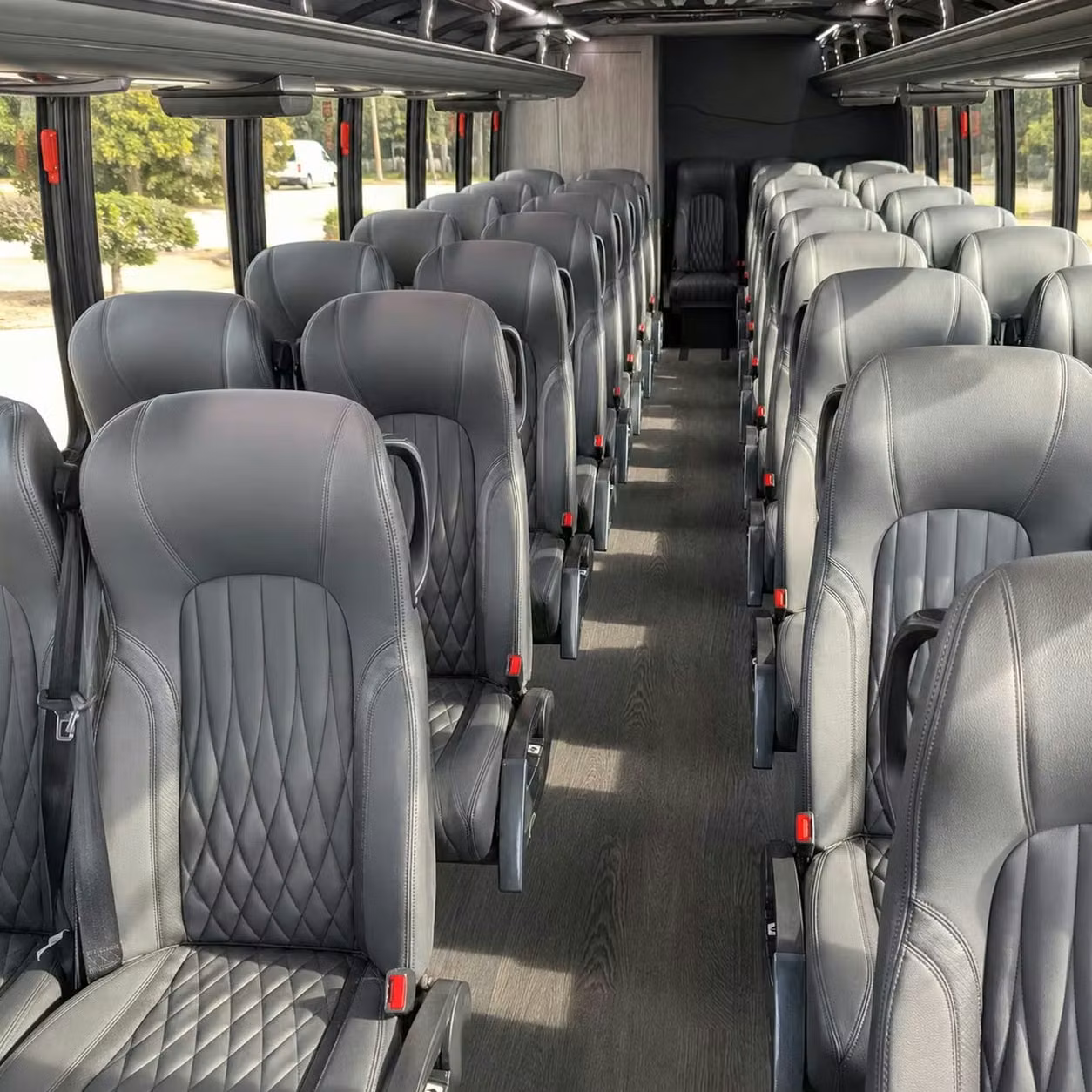28 passenger minibus interior